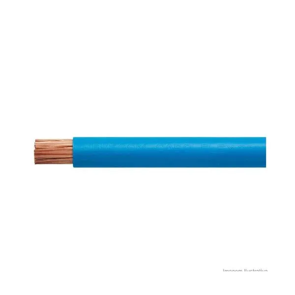 Cabo Flexível Antichamas 1,5mm² 750V Azul 15m | Cobrecom NBR NM-247-3