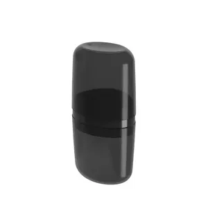 Porta Escova de Dente com Tampa Bulky 10447/0449 Coza Fumê Porta Escova com Tampa Bulky 10447/0449 Coza Fumê