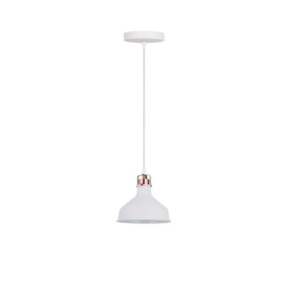 Pendente de metal cabo ajustável de 150cm branco Quality