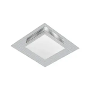 Luminária de embutir LED Tualux 33cm 16W bivolt 3000K amarela Lisboa