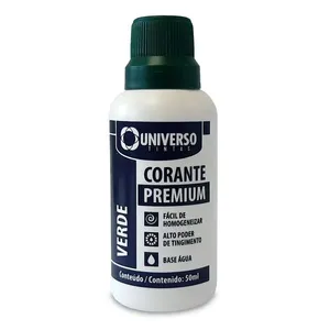 Corante Líquido Verde 50ml Universo Tintas