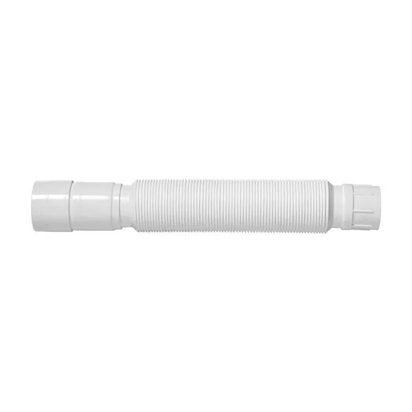Sifão para lavatório com tubo extensivo branco Blukit