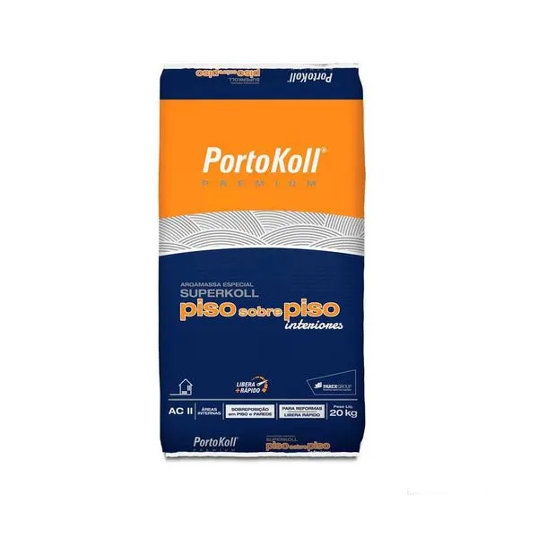 Argamassa ACII Piso Sobre Piso Interna Cinza 20kg Portokoll