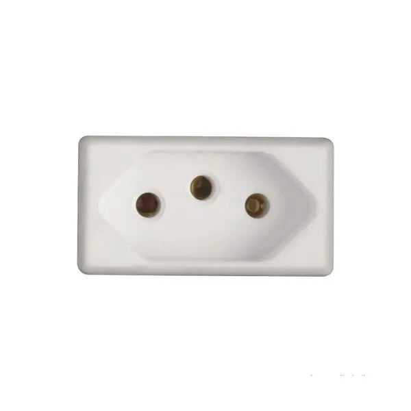 Módulo Tomada 2P T 10A250V Liz/Tablet Branco Tramontina