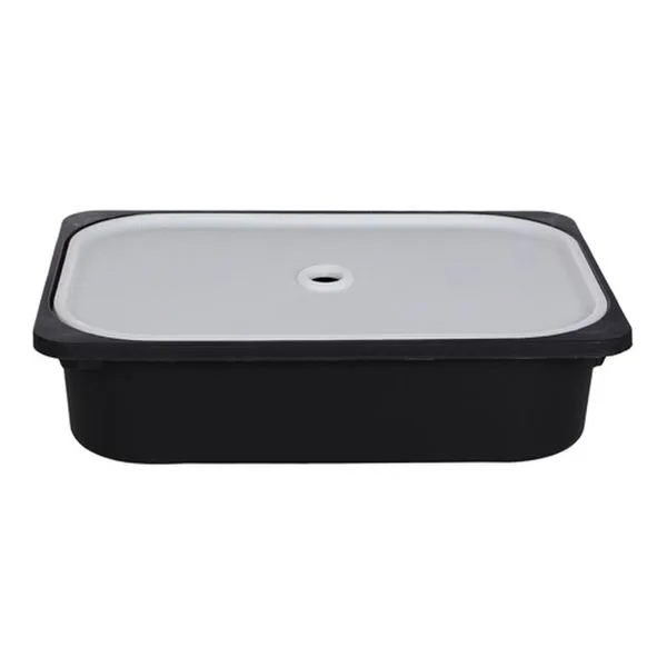 Caixa Plástica 38X24 P Preta Huya Grifit