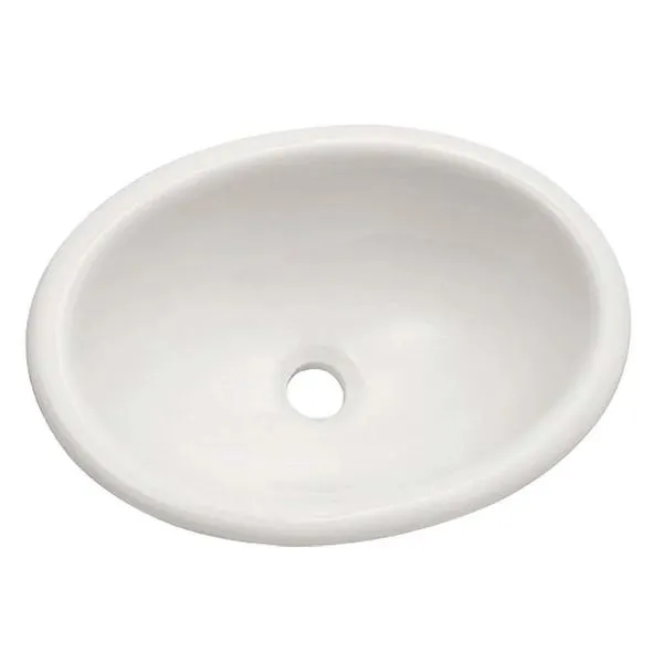 Cuba de Sobrepor Oval Icasa Il6600 44,5x33cm em Cerâmica Branca Cuba De Sobrepor Oval 44,5x33cm Il6600 Branco Icasa