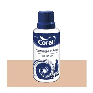 Corante Líquido Castanho 50ml Coral