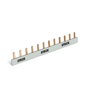 Barramento Monofásico 80a 440v 12 Polos Din Steck Barramento Fase 3p 80a 12 Polos Easy9 Schneider