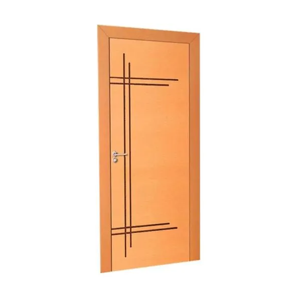 Folha de porta decorada frisada Belíssima 09 210x92cm mogno Randa