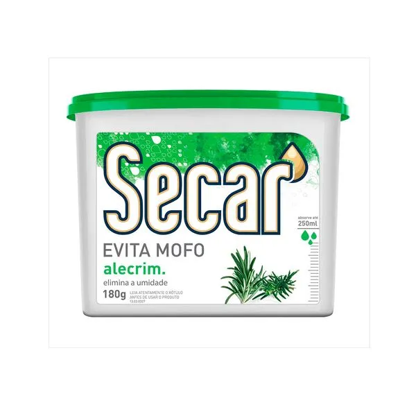 Evita mofo 180g Secar alecrim Secar