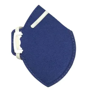 Máscara de proteção descartável CG411 PFF1 sem válvula Azul Carbografite