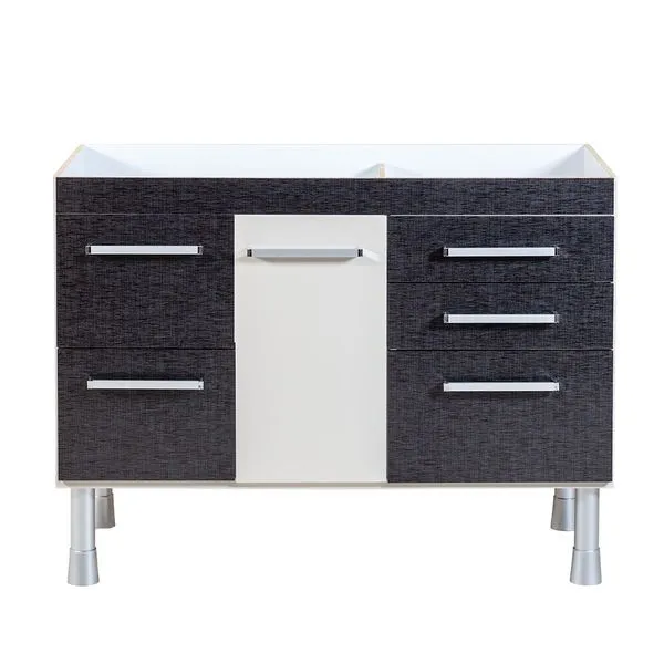 Gabinete De Cozinha Mdf Recife 114Cm Cromo Com Nude Corso