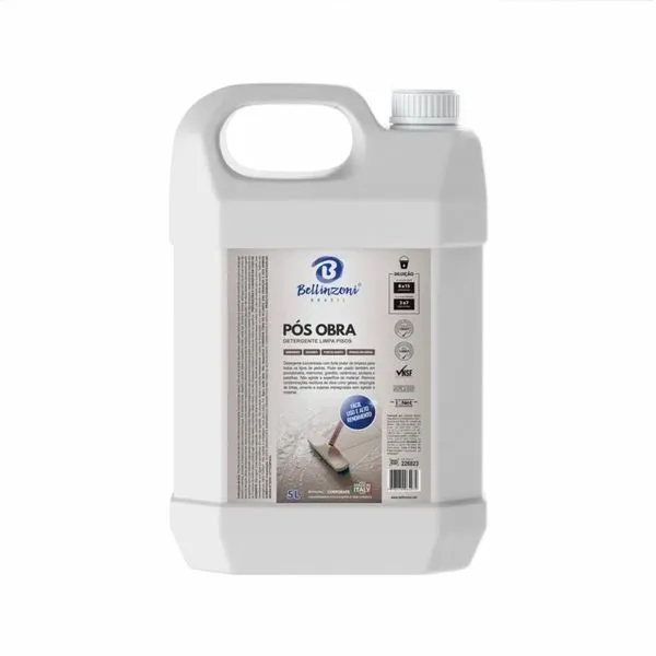 Detergente Concentrado Pós-Obra Ácido Bell Super 5L Bell Italy Bell Super Pós Obra Ácido Bell Italy