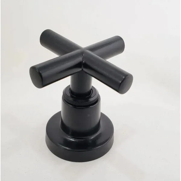 Acabamento monocomando para chuveiro base 3/4" Orion 4900 preto Esteves