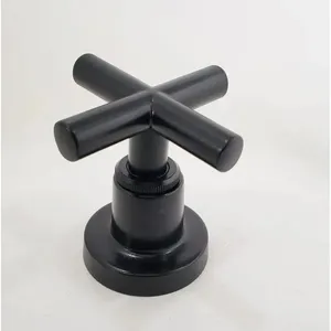 Acabamento monocomando para chuveiro base 3/4" Orion 4900 preto Esteves