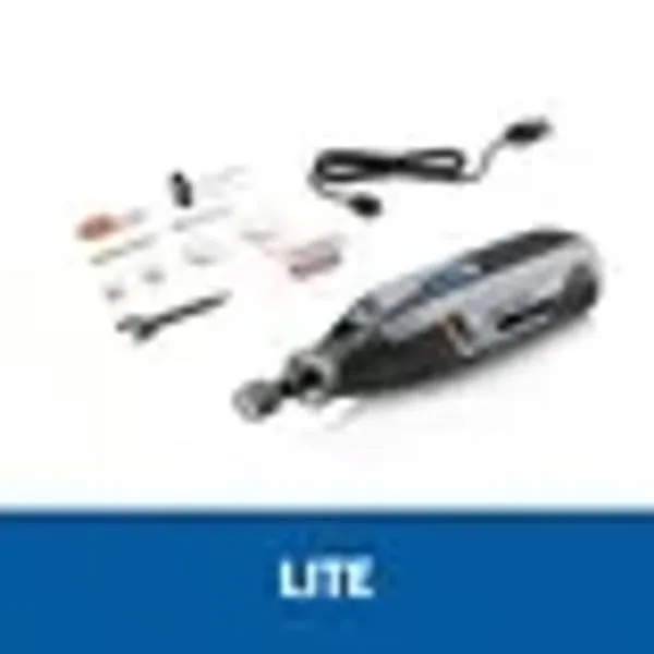 Micro Retífica Dremel Lite a Bateria de Lítio 4V Max com 10 Acessórios Micro Retífica Life Bateria de Lítio de 4V Max com 10 Acessórios Dremel