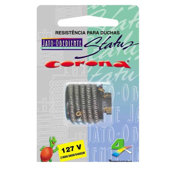 Resistência para chuveiro 127V 5400W Jato Obediente Corona