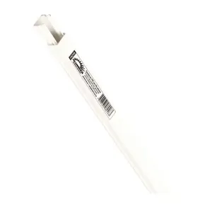 Canaleta Em PVC Com Fita Adesiva Fácil 10x10x2000 Branco Alumbra
