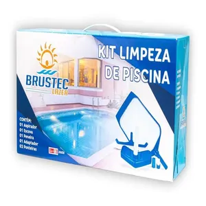 Kit De Acessórios De Limpeza Para Piscina Slim Brustec