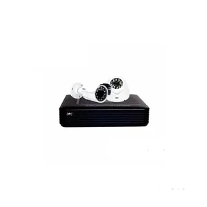 Kit com câmera Dome câmera Bullet DVR 4CH 720P até 1.0MP branco e preto VTV Digital