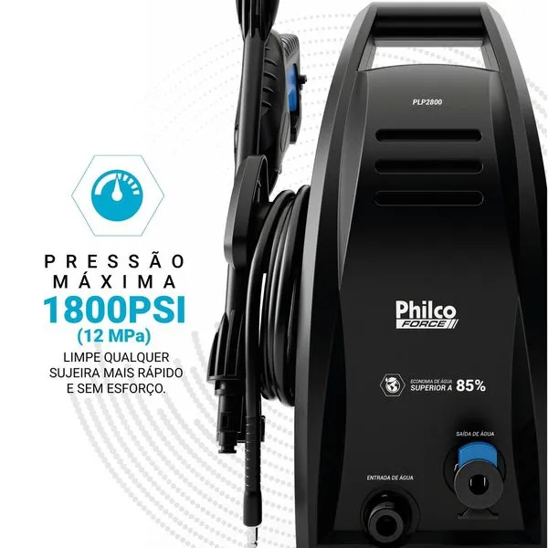 Lavadora De Alta Pressão 1800Psi Force 1600W Plp2800 220V Philco