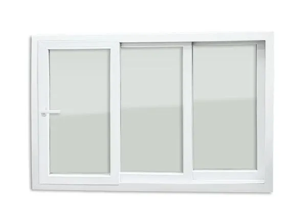 Janela PVC 3 Folhas Móveis Redução Acústica - 120X240