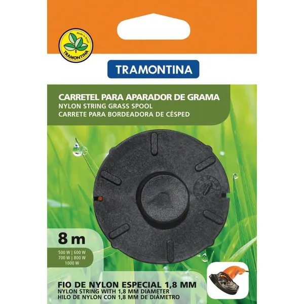 Carretel 1 Fio Nylon 1,8 mm Tramontina Aparador Grama 8 m