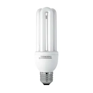 Lâmpada fluorescente 3U 20W 127V 2700K amarela Taschibra