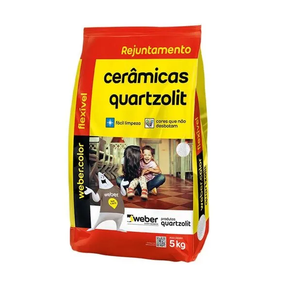 Rejunte Cerâmicas Bege 5KG Quartzolit