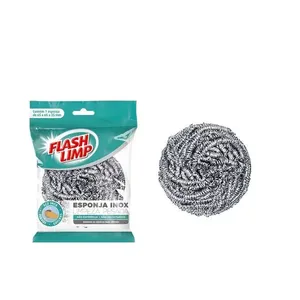 Esponja De Inox Limpeza Pesada Flash Limp