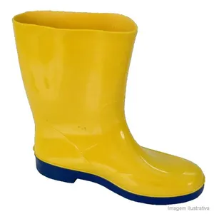 Bota de PVC Pro tamanho 38 amarela Dura Plus