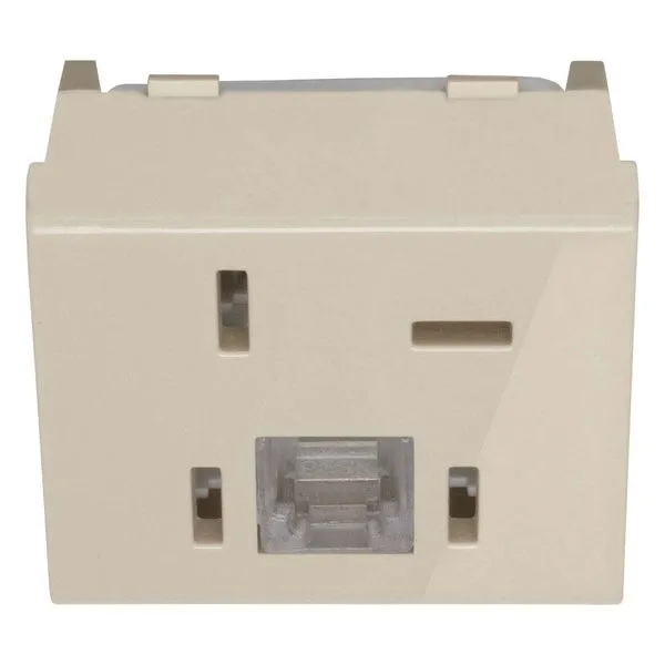 Módulo para telefone padrão telebras RJ11 2 fios marfim Decor Prime