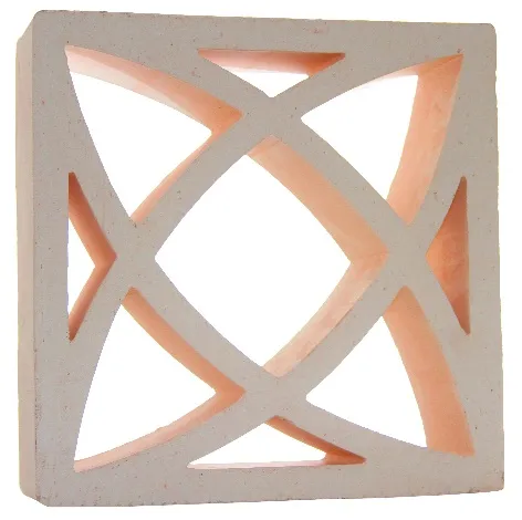 Elemento Vazado Cobogo Aland 25X25 Cm Offwhite Essenza