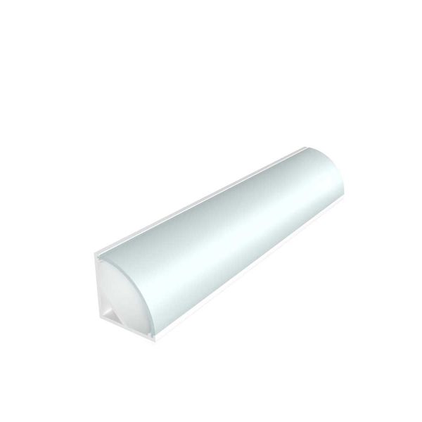 Perfil De Sobrepor Alumínio 3 Metros 15,5X15,5Mm Branco Llumm Bronzearte