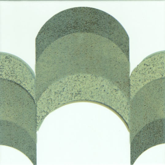 Revestimento Gren Waves Flowers Verde Esmaltado 20X20 cm Caixa com 1,72 m² Brilhante Duefratelli