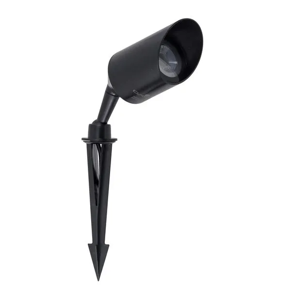 Espeto de Jardim Luminária Articulado 5W Verde Abs Gaya 9691 Preto Bivolt