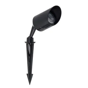 Espeto de Jardim Luminária Articulado 5W Verde Abs Gaya 9691 Preto Bivolt