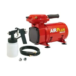 Moto Compressor de Ar Schulz Air Plus MS 2.3 Bivolt com Kit de Pintura e Pulverização Moto Compressor de ar MS 2.3 Air Plus com kit vermelho Schulz