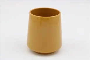Porta Escova Plastic Mostarda Coisas Coisinhas