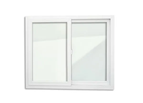 Janela PVC 2 Folhas Móveis Redução Acústica - 100x100
