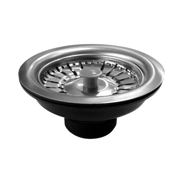 Válvula Americana Para Pia 1722 41/2 Aço Inox Higiban