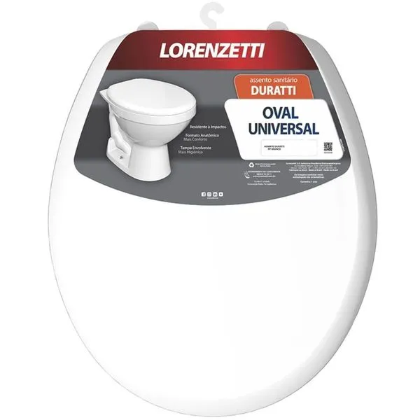 Assento Sanitário Duratti Pp Branco - 7153011 - Lorenzetti