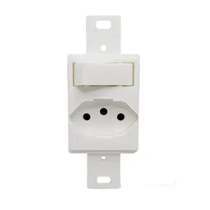 Interruptor Paralelo 1 Tomada 10A Para Condulete Branco Dicompel