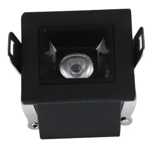 Mini Spot Focco Preto 2700K 3W Gaya