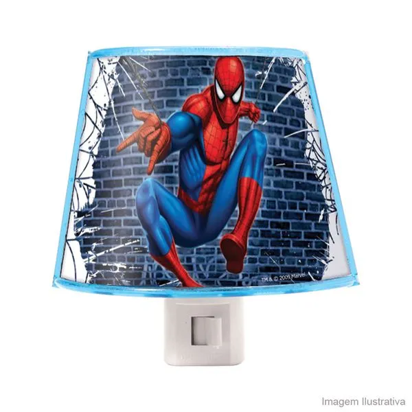 Luz noturna Homem Aranha 220V 7W colorido Startec