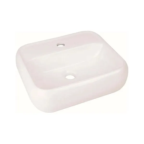 Cuba de Apoio Retangular com Mesa Icasa Ica1000 43x38cm Branco Cuba De Apoio Retangular Com Mesa 43x38cm Ica1000 Branco Icasa