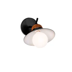 Arandela E27 Spotline preto e cobre Troy