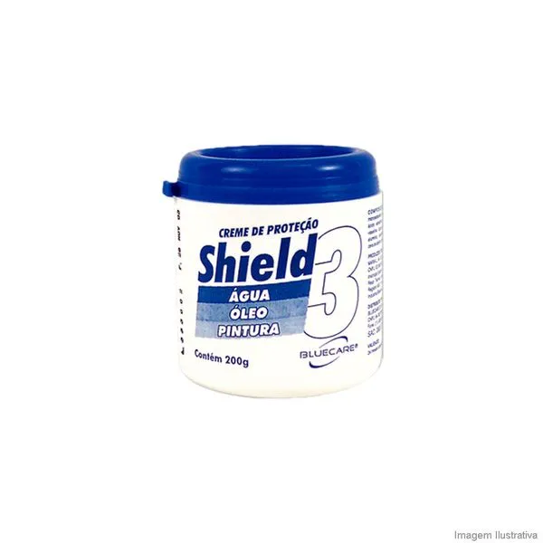 Creme Bluecare Shild 3 água óleo e pintura pote 200g Balaska