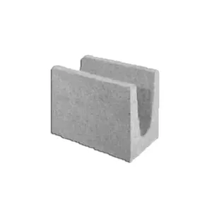 1/2 Canaleta 19x19x19cm estrutural Ramos
