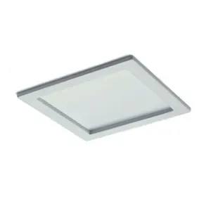 Luminária de embutir quadrada 2140 LED 127V 14W 5700K branca Bonin